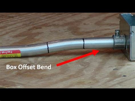 junction box offset bend|how to bend a box.